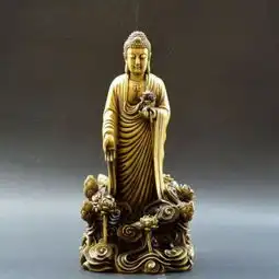 纯铜如来佛祖手托莲花释迦牟尼佛像
