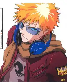 谁有戴耳塞的男生漫画人物图片吗
