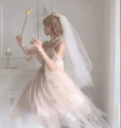 超美的婚纱系列女头
