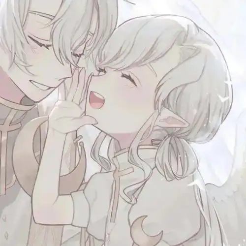 温柔好看的情侣头像
