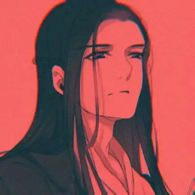 红色系动漫头像古风男孤独古风头像男妖孽图片
