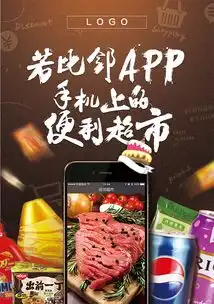一款超市app上线的宣传dm视觉
