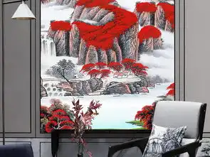 招财聚宝山水风景画鸿运当头新中式玄关背景墙装饰图片下载山水装饰画大全新中式装饰画编号18795910
