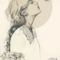 动漫素描图片简单的帅气男生带眼镜
