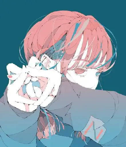 插画头像二次元少女头像,成功狙击到我心里情头
