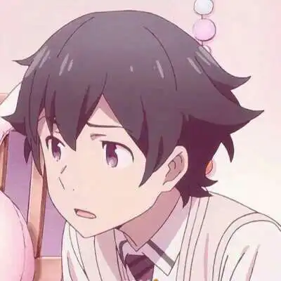 卡通动漫情头一男一女可爱
