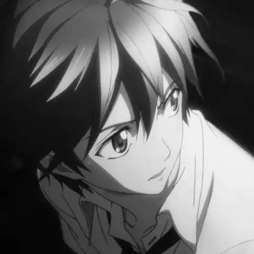 动漫头像超a的黑白男女头像
