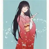 蓝原芽衣和服头像微信头像图片大全
