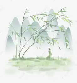 春天古风竹子下素材图片免费下载千库网
