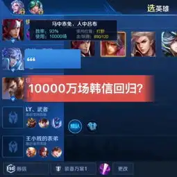 王者荣耀小拽韩信梦泪的主页快手直播
