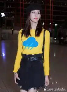 张钧甯的上衣太潮了,竟然印上气象图像,意外好看
