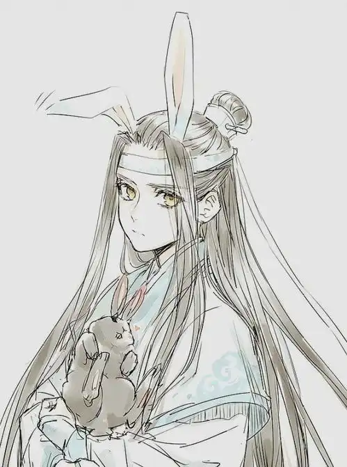 魔道祖师关于兔子的那些事,被戳穿心事的蓝忘机真的很窘迫
