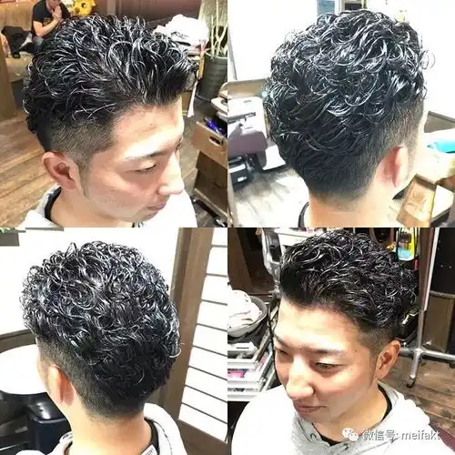 男生烫发发型,流行势不可挡
