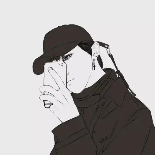 动漫头像挺起胸膛,心怀骄傲
