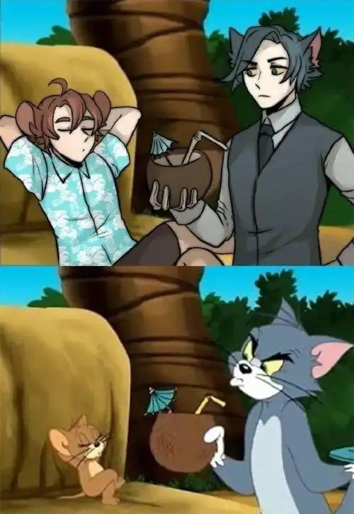 猫和老鼠拟人,啊啊啊啊我的童年,我又磕到了
