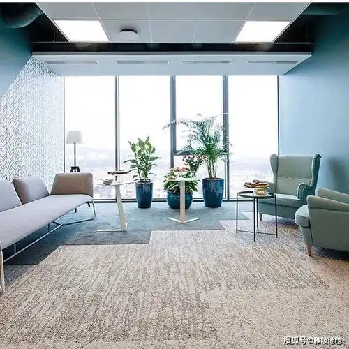 雅陵地毯yaling办公室地毯方块地毯拼接地毯回头率效果
