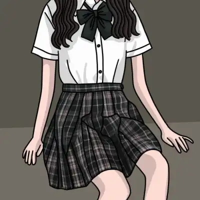 唐崎夜雨jk女孩的手绘头像画师卡通动漫头像我要个性网
