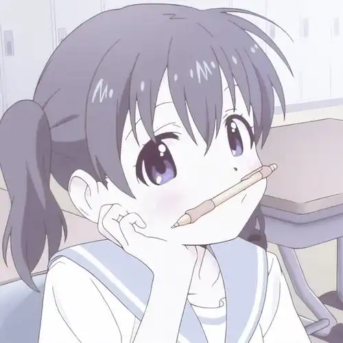 动漫女头你什么都没有却还为我的梦加油
