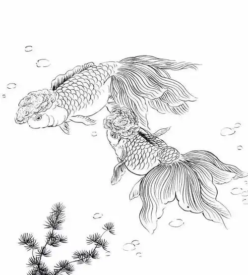 中国传统白描图谱以及白描知识及线描要求
