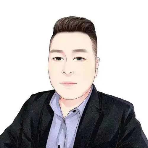 换个新头像换个风格吧,适合中年大叔的简约风真人手绘漫画头像
