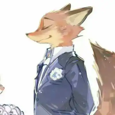 超甜的动漫朱迪尼克情人头像
