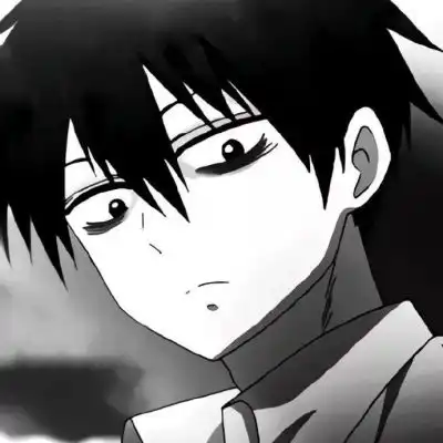 暗黑系动漫男生头像
