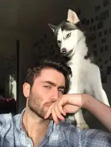 男子发现二哈跟自己越长越像,于是拍了些照片来对比,结果.....
