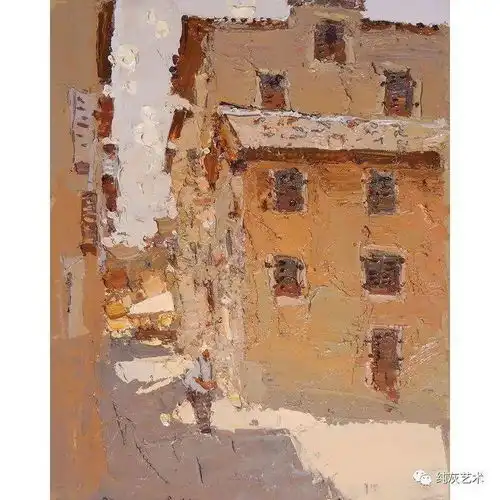 迷人的克里米亚油画风景
