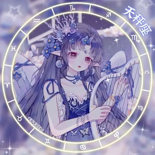 女生十二星座动漫头像
