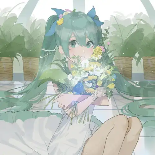 初音未来同人头像人间情事一丢,就有了清澈的骨骼
