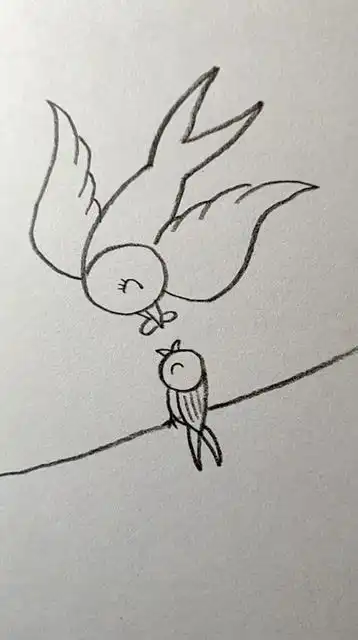 教你们画一幕特别暖心的画面
