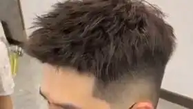 男士发型之侧背造型
