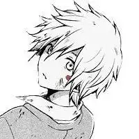 手绘头像男生黑白简约微信头像图片大全
