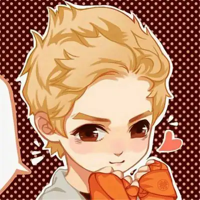 鹿晗q版萌图头像鹿晗漫画动漫头像
