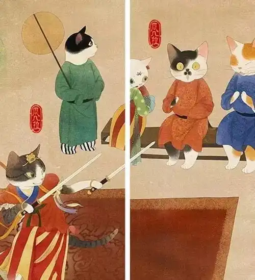 热爱一件事,全世界都会为你让路十年绘猫,好萌呀
