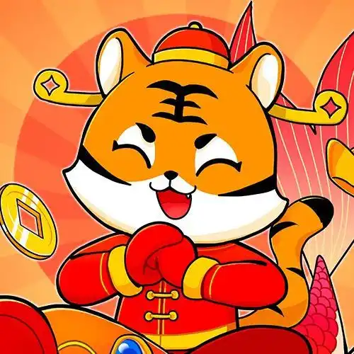 新春快乐招财虎瑞気同你一起过大年招财壁纸头像用起来
