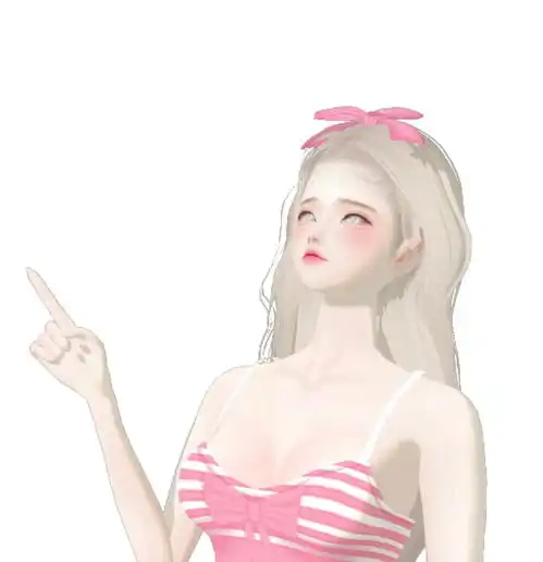 imvu芭比风格女娃头像赏图
