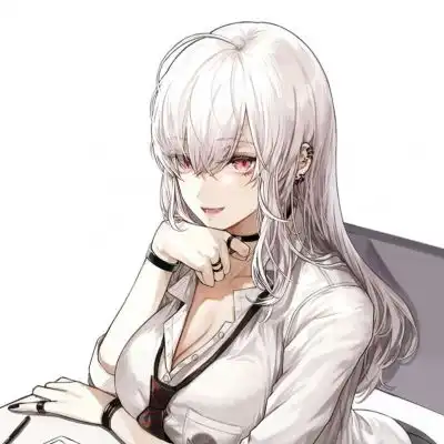 念长发飘飘动漫女生头像
