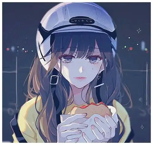 丧系动漫女生头像你感情收放自如是天赋,我羡慕
