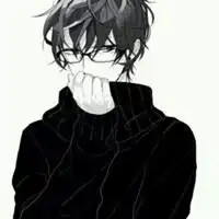 微信头像男生黑白手牵红线漫画图片
