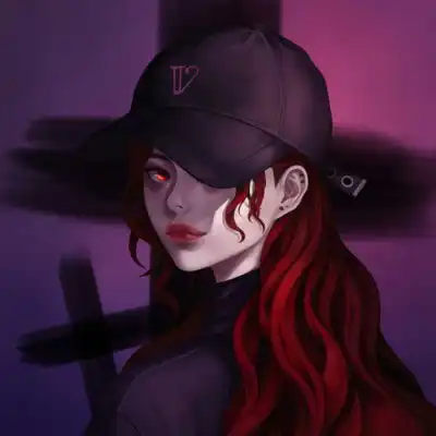 好看的女生头像动漫冷酷长发二次元
