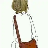 动漫女生头像背影简约微信头像图片大全
