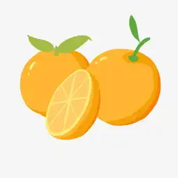 黄色切开的橙子插画图片素材其他格式下载动漫人物大全
