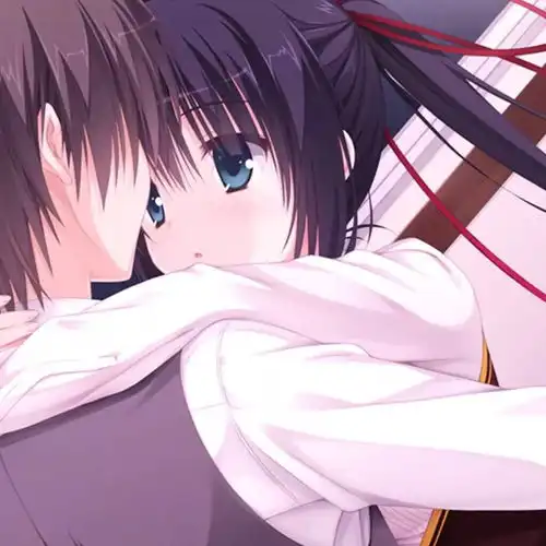 动漫情侣头像陪伴是最长情的告白
