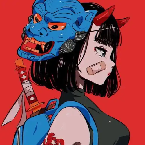 微信头像霸气暗色系,微信动漫头像,你就缺了这次的头像
