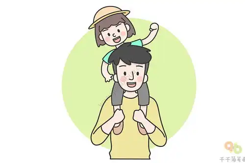 父亲节简笔画简单父亲节简笔画
