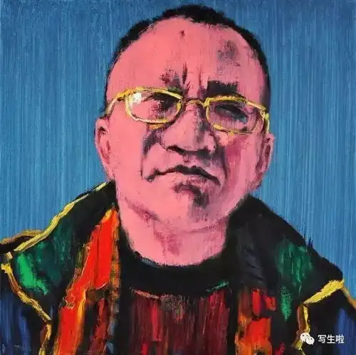 微信时代的图像袁文彬油画肖像作品
