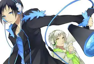 蓝色眼睛,黑色头发,带蓝白色耳机的人物是谁是男的应该是动漫或者游戏里的
