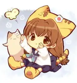 超萌二次元q版人物插画,萌萌哒啊萌萌哒
