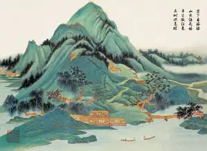 复古青绿山水风景装饰背景图片设计素材高清模板下载240.77mb中式电视背景墙大全
